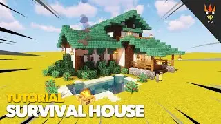 MINECRAFT TUTORIAL - NINJA SURVIVAL HOUSE