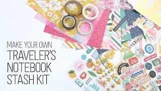 Make your own Traveler's Notebook Stash Kit