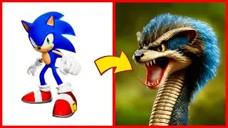 SONIC the Hedgehog ALL CHARACTERS as SNAKES 2024