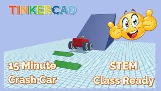 Make a Tinkercad Sim Lab Crash Car! Test Seat Belts & MORE in Minutes