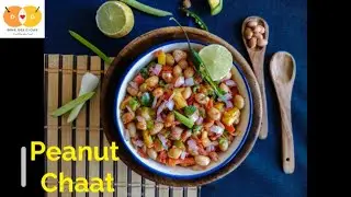 Peanut Chaat Masala Recipe, Spicy Tangy and unique way to making peanut chaat