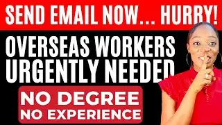MASSIVE RECRUITMENT for OVERSEAS Workers