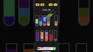 Прохождение Water Sort Puzzle level 278 👍🏻👍🏻👍🏻