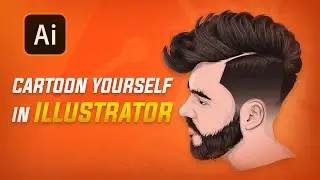 Cartoon portrait | Vector art Illustration | in Adobe illustrator