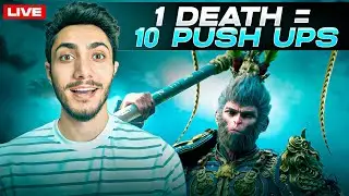 Black Myth Wukong But 1 Death = 10 Push Ups!
