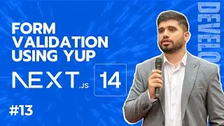 #13: Nextjs14 Form Validation Using Yup | Nextjs 14 Tutorial (2024)