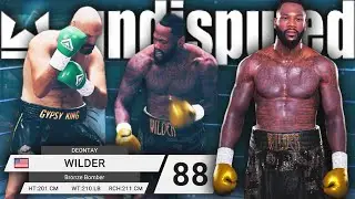 The Hardest Hitting Heavyweight on Undisputed! Deontay Wilder! Undisputed Boxing Gameplay