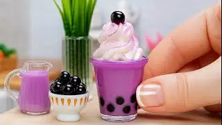Miniature Drink Bubble Tea Tiny Drink with Tapioca Balls