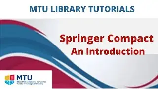 Introduction to the Springer Compact Online Database.