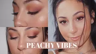 PEACHY MATTE MAKEUP | TOO FACED JUST PEACHY