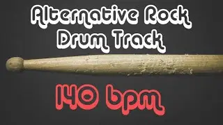 Alternative Rock Drum Track | 140 bpm
