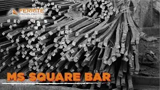 MS Square Bars | High-Quality Mild Steel Square Bars for Construction & Industrial Applications