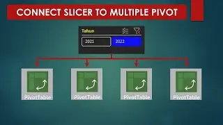 1 Slicer 2 pivot tables, connect slicer to multiple pivot tables