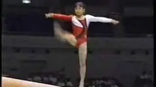 Hanako Miura - 1989 International Junior Championships AA - Balance Beam