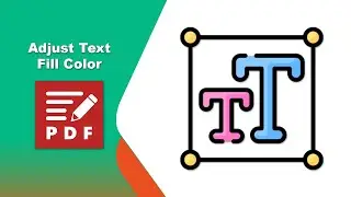 How to Adjust PDF Text Fill Color Easily and Quickly in PDF-XChange Editor