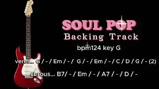 Soul Pop  Backing Track bpm124 key G