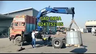 knuckle boom crane,  truck crane loader 360° Made in India