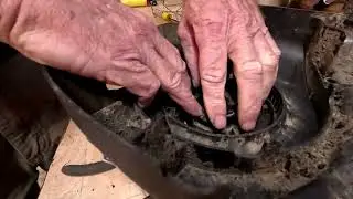 Push mower starter rope  won't retract