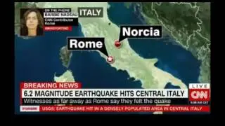 Major Earthquake Hits Central Italy #Earthquake #Norcia