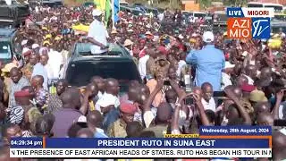 Junet Mohammed BURIES HATCHET with Ruto, welcomes him to his constituency Suna East