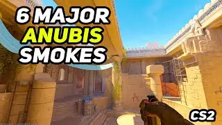 6 ANUBIS SMOKES THAT YOU MUST KNOW IN CS2