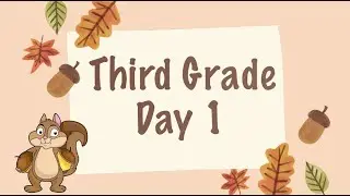 BSD Home Activities September- Squirrel Theme-  Third Grade Day 1