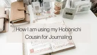 How I am using my Hobonichi Cousin for Journaling
