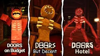 ROBLOX Original Doors vs Doors But Decent vs Doors on Budget vs Doors But Worse |Jumpscares