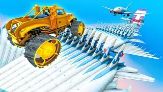 GTA 5 AIRPLANE MEGA RAMP ✈ | No Commentary | No Copyright Gameplay 4K 60FPS | Free To Use Gameplay