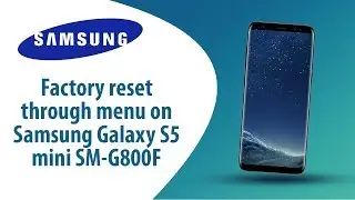 How to Factory Reset through menu on Samsung Galaxy S5 mini SM-G800F?