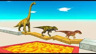 The Bridge Of Death Who Can Not Fall? ► Animal Revolt Battle Simulator