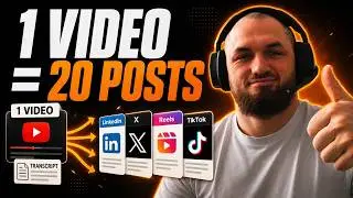 Turn One Video Transcript Into Social Posts And Reels