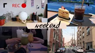 KOREA VLOG | My productive Weekend , go to cafes ☕️ hang out with friends, unboxing   #studyinkorea
