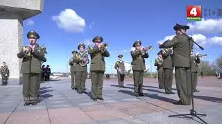 Праздничные мероприятия на площади Победы в Витебске (Беларусь 4 Витебск, 09.05.2021)