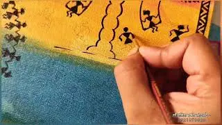 Warli painting by lalita kothawade