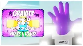 Slap Battles How to get ''Gravity' Glove in Slap Battles [ROBLOX]