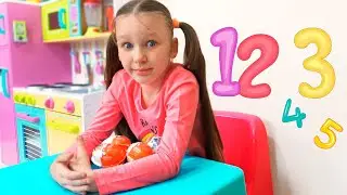 Lisa teaches kids to count
