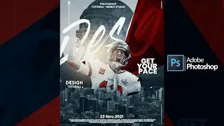 How to Create Professional NFL Poster Design - 