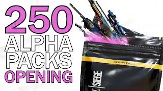 250 ALPHA PACKS OPENING