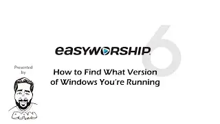 How to know what version of Windows you're running