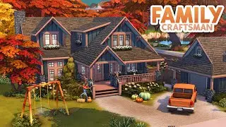 Autumnal Family Craftsman🍂 // The Sims 4 Speed Build