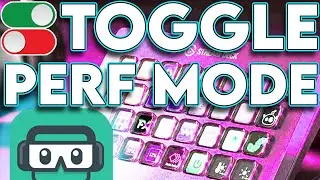 🔘 Toggle Performance Mode in SLOBS w/ Stream Deck Button