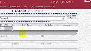 Provide salary payroll management software in ms access - Best Desktop Applications service