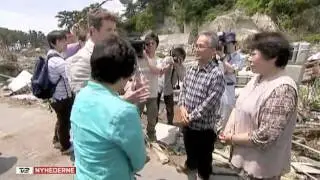 Crown Prince Frederik visits Higashi-Matsushima in Japan - 2 (2001)