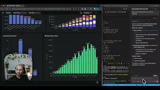 Using Cursor to build a chart in Lightdash with AI