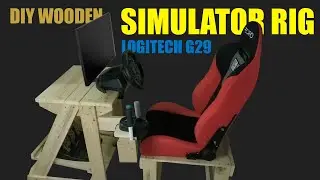 DIY Racing Simulator Rig - Cheap Wooden Pallete Materials - Logitech G29