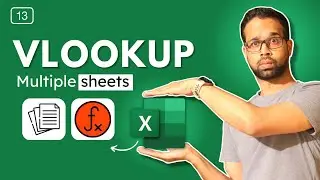 How to do a VLOOKUP #13 : VLOOKUP with multiple sheets