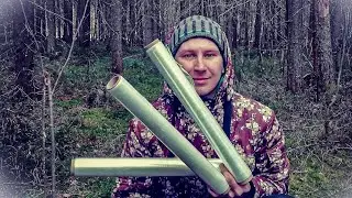 🏕️Шалаш из стрейч пленки в лесу🏕️(Первая часть).