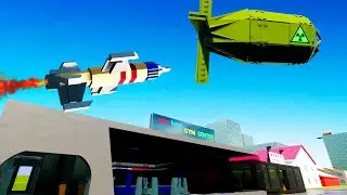 Anti Nuke Missile Saves Lego City of Bricksville - Brick Rigs Best Workshop Creations Gameplay