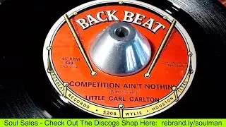 Sales - Little Carl Carlton - Competition Aint Nothin
